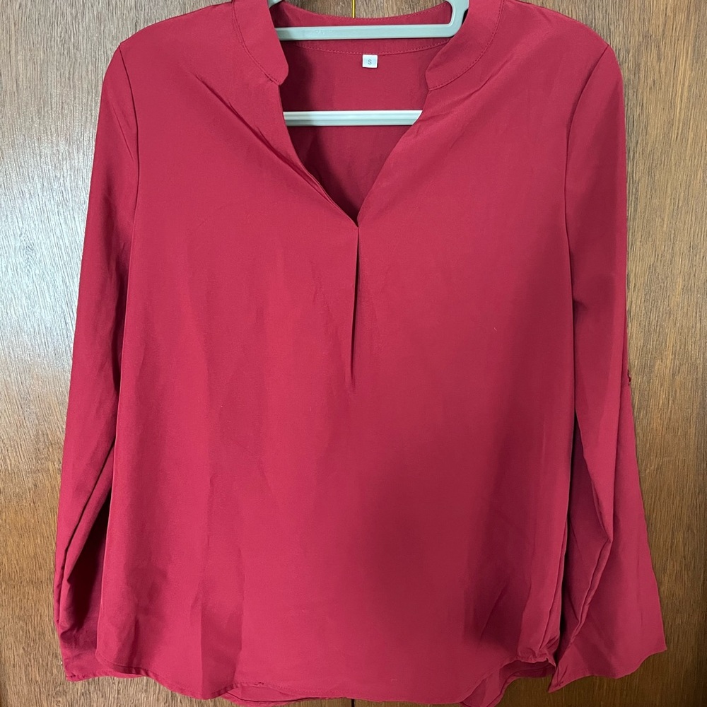 Women's Red Blouse